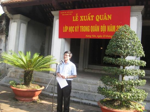 Tỉnh Đoàn tổ chức Lễ xuất quân Lớp "Học kỳ trong quân đội" năm 2011