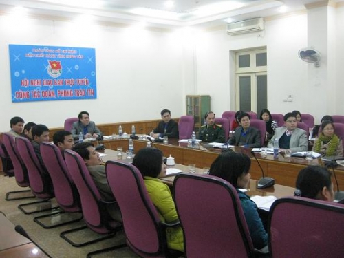 Hội nghị giao ban trực tuyến công tác Đoàn và phong trào thanh thiếu nhi năm 2012