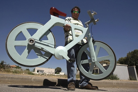 Xe đạp bằng giấy