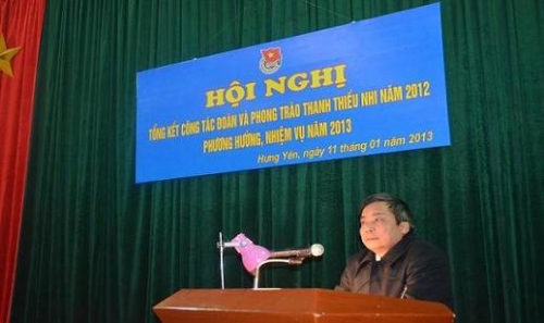 Tổng kết và triển khai nhiệm vụ công tác Đoàn và phong trào thanh thiếu nhi năm 2013