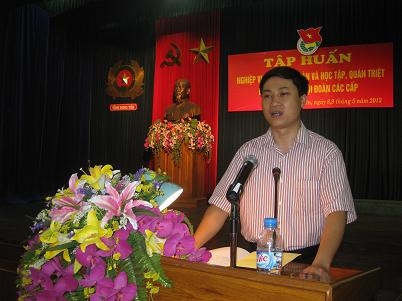 Đoàn Thanh niên Công an tỉnh tập huấn nghiệp vụ Công tác Đoàn và học tập, quán triệt Nghị quyết Đại hội Đoàn các cấp