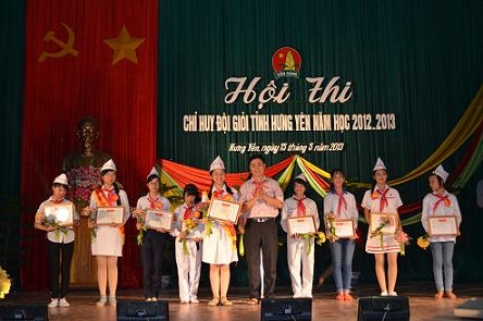 Ban Thường vụ tỉnh Đoàn phối hợp với Sở giáo dục và đào tạo Tổ chức Hội thi "Chỉ huy Đội giỏi" cấp tỉnh năm học 2012 - 2013