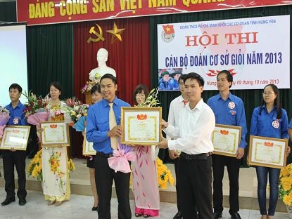 Đoàn khối các cơ quan tỉnh tổ chức Hội thi cán bộ Đoàn cơ sở giỏi năm 2013