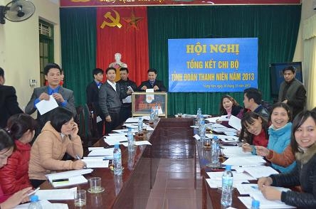 CHI BỘ TỈNH ĐOÀN TỔNG KẾT CÔNG TÁC ĐẢNG NĂM 2013