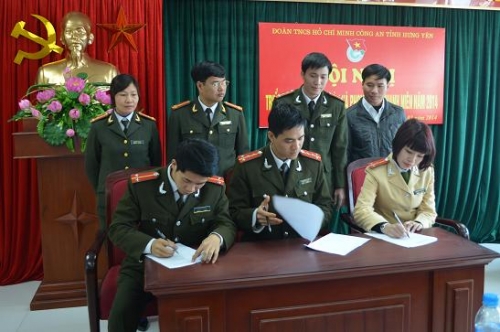 Đoàn Thanh niên công an tỉnh triển khai nhiệm vụ công tác năm 2014