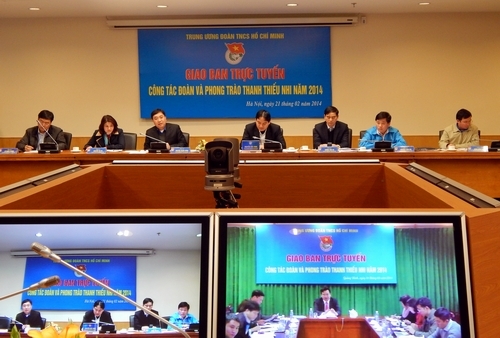 Trung ương Đoàn giao ban trực tuyến công tác đoàn và phong trào TTN năm 2014