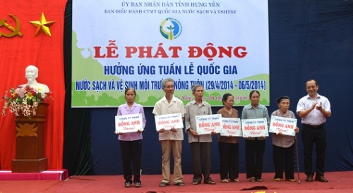 Phát động Tuần lễ Quốc gia nước sạch và vệ sinh môi trường nông thôn năm 2014