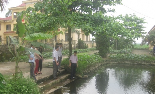 Ban Thường vụ tỉnh Đoàn chỉ đạo  đẩy nhanh tiến độ tu bổ, xây dựng ao bơi phục vụ hoạt động hè 2014