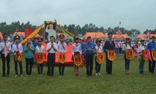 Hội trại hè huyện Tiên Lữ với nhiều hoạt động sôi nổi