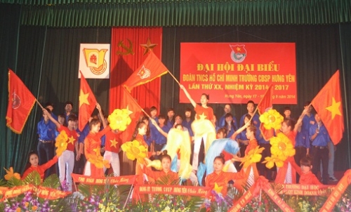 Đoàn trường Cao đẳng sư phạm Hưng Yên Tổ chức Đại hội đại biểu lần thứ XX nhiệm kỳ 2014 – 2017