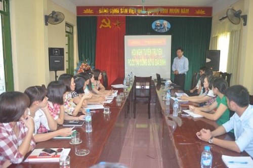 Tỉnh Đoàn tổ chức hội nghị tuyền truyền phòng cháy  chữa cháy tại công sở và gia đình