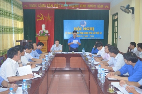 Chuẩn bị tổ chức Đại hội đại biểu  Hội LHTNVN tỉnh lần thứ IV nhiệm kỳ 2014 – 2019 diễn ra ngày 3/10/2014