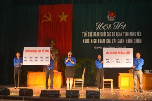 Đoàn Khối các cơ quan tỉnh tổ chức Hội thi Cải cách hành chính