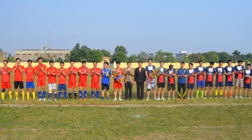 Giao hữu bóng đá trao đổi kinh nghiệm công tác Đoàn