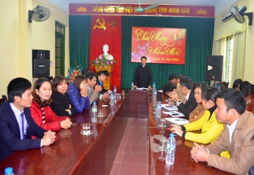 Cơ quan Tỉnh đoàn gặp mặt chúc tết cán bộ cơ quan
