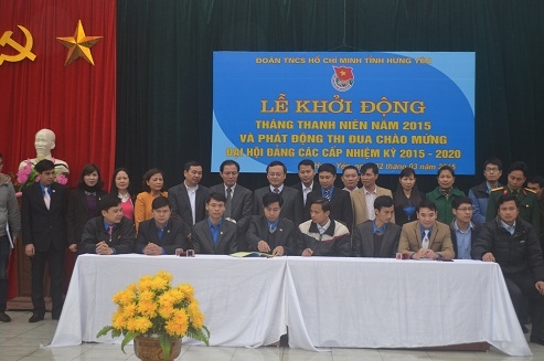 Ban Thường vụ Tỉnh Đoàn khởi động Tháng Thanh niên và phát động thi đua chào mừng Đại hội Đảng các cấp nhiệm kỳ 2015 – 2020