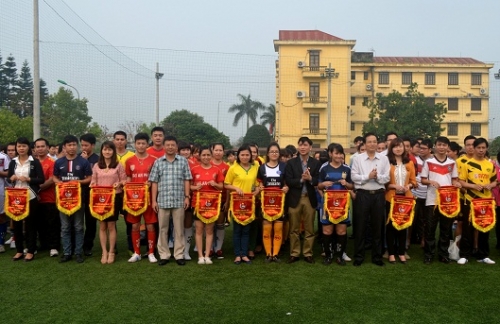 Khai mạc giải bóng đá Đoàn Khối các cơ quan tỉnh lần thứ VI