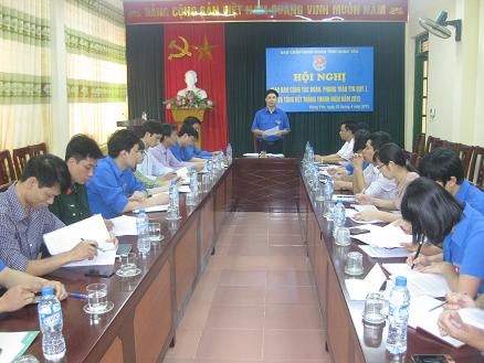 Tổng kết Tháng Thanh niên và triển khai nhiệm vụ quý II/2015