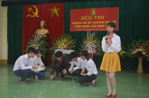 Hội đồng Đội tỉnh  tổ chức Hội thi chúng em kể chuyện Bác Hồ năm 2015
