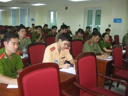 Đoàn thanh niên Công an tỉnh tổ chức hội nghị sơ kết giữa nhiệm kỳ ( 2012-2017) và triển khai chiến dịch thanh niên tình nguyện hè 2015