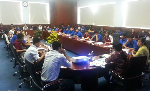 Đoàn viên, thanh niên góp ý Dự thảo văn kiện Đại hội XII của Đảng