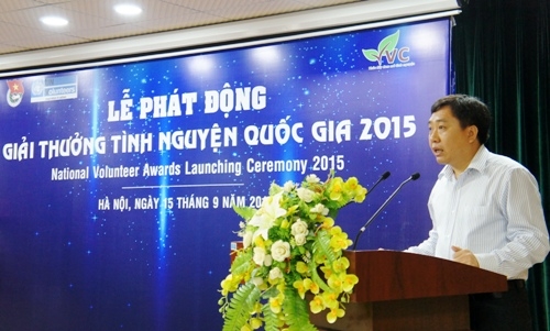 Phát động Giải thưởng Tình nguyện Quốc gia 2015