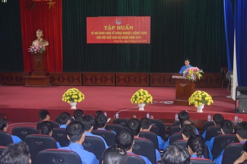 Ban Thường vụ Tỉnh Đoàn tập huấn mô hình kinh tế  nông nghiệp, nông thôn năm 2015
