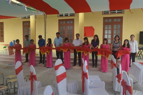 Tỉnh Đoàn khánh thành CTTN trường mầm non xã XuânTrúc chào mừng Đại hội Đảng bộ tỉnh Hưng Yên lần thứ XVIII