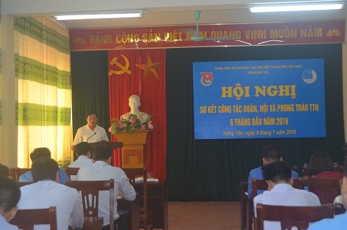 Hưng Yên: Triển khai công tác Đoàn, Hội 6 tháng cuối năm 2016