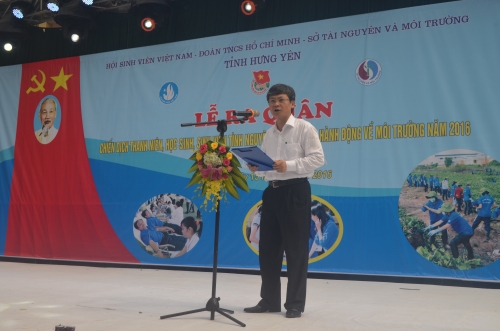 Ban Thường vụ tỉnh Đoàn tổ chức Lễ ra quân chiến dịch TN, HS – SV tình nguyện và Tháng hành động vì môi trường hè 2016