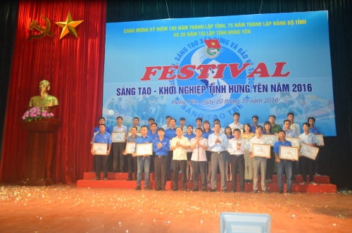 Ban Thường vụ tỉnh Đoàn tổ chức Festival Sáng tạo và khởi nghiệp năm 2016
