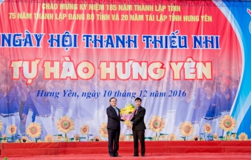 Tỉnh Đoàn tổ chức Ngày hội Thanh thiếu nhi “Tự Hào Hưng Yên” chào mừng kỷ niệm 185 năm thành lập tỉnh, 75 năm thành lập Đảng bộ tỉnh và 20 năm tái lập tỉnh Hưng Yên