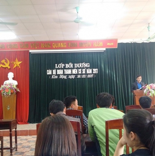 Kim Động tổ chức tập huấn công tác tổ chức Đại hội đoàn các cấp,  nhiệm kỳ 2017-2022