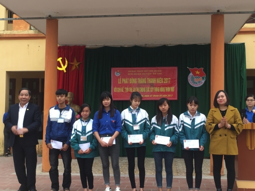 Khoái Châu, Ân Thi, Tiên Lữ khởi động Tháng thanh niên năm 2017