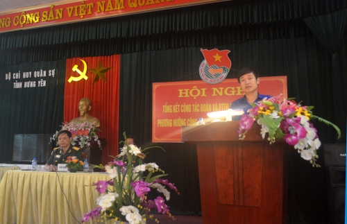 Đoàn thanh niên Bộ CHQS tỉnh tổng kết công tác Đoàn và phong trào thanh niên trong lực lượng vũ trang 5 năm 2012 - 2017