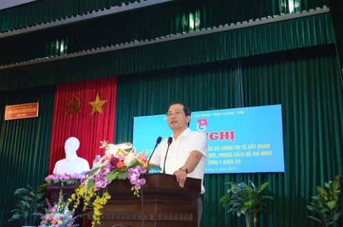 Tỉnh đoàn tổ chức học tập chuyên đề tư tưởng, đạo đức, phong cách Hồ Chí Minh năm 2017