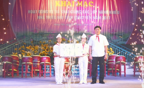 TỈNH ĐOÀN – NHÀ THIẾU NHI TỈNH Khai mạc hoạt động hè và khai giảng các lớp năng khiếu Nhà thiếu nhi tỉnh