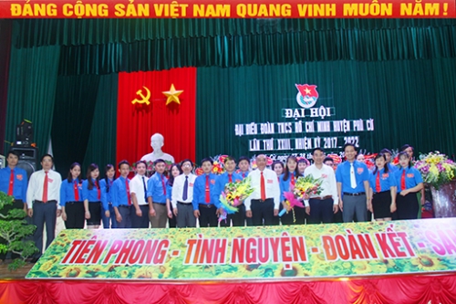 Huyện Đoàn Phù Cừ long trọng tổ chức Đại hội đại biểu lần thứ XXIII, nhiệm kỳ 2017-2022