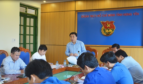 Trung ương Đoàn duyệt hồ sơ Đại hội đại biểu Đoàn TNCS Hồ Chí Minh tỉnh Hưng Yên lần thứ XV, nhiệm kỳ 2017 - 2022