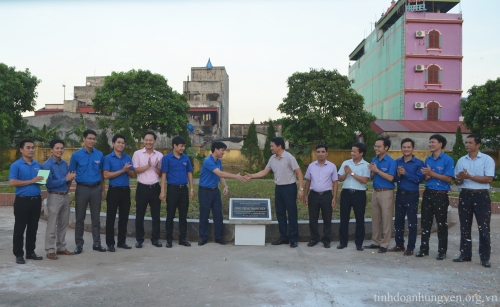 Chi đoàn Tỉnh đoàn khánh thành công trình thanh niên chào mừng Đại hội Đoàn tỉnh Hưng Yên lần thứ XV
