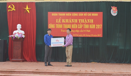 Tỉnh đoàn khánh thành 2 Công trình thanh niên cấp tỉnh “Thư viện xanh”