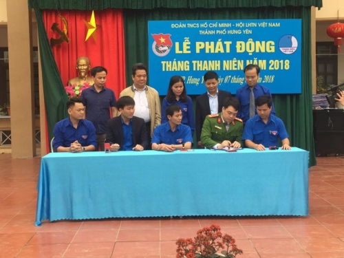 Nhiều hoạt động Tháng Thanh niên tại huyện Ân Thi và Thành Đoàn