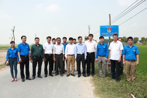Huyện đoàn Mỹ Hào khánh thành Công trình thanh niên cấp huyện