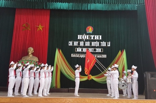 Huyện đoàn, Hội đồng Đội huyện Tiên Lữ tổ chức Hội thi Chỉ huy đội giỏi năm học 2017 - 2018