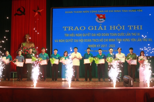 Ban Thường vụ Tỉnh đoàn tổ chức Hội thi tìm hiểu Nghị quyết Đại hội Đoàn toàn quốc lần thứ XI và Nghị quyết Đại hội Đoàn TNCS Hồ Chí Minh  tỉnh Hưng Yên lần thứ XV, nhiệm kỳ 2017-2022