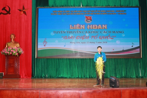 Tỉnh đoàn tổ chức Liên hoan tuyên truyền ca khúc cách mạng năm 2018 với chủ đề “Giai điệu Tổ quốc”