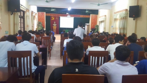 Lớp bồi dưỡng Lý luận chính trị và nghiệp vụ cán bộ Đoàn - Đội huyện Yên Mỹ năm 2018