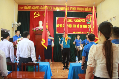 Huyện đoàn Phù Cừ tổ chức Lớp bồi dưỡng cán bộ Đoàn, Đội cơ sở năm 2018