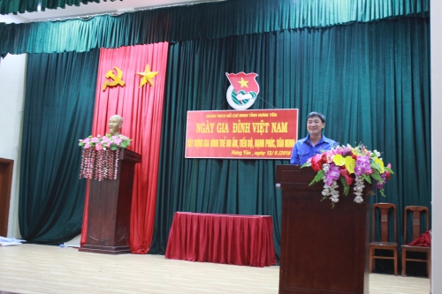 Tỉnh đoàn tổ chức Ngày gia đình Việt Nam với chủ đề “Xây dựng gia đình trẻ em no ấm, tiến bộ, hạnh phúc, văn minh”
