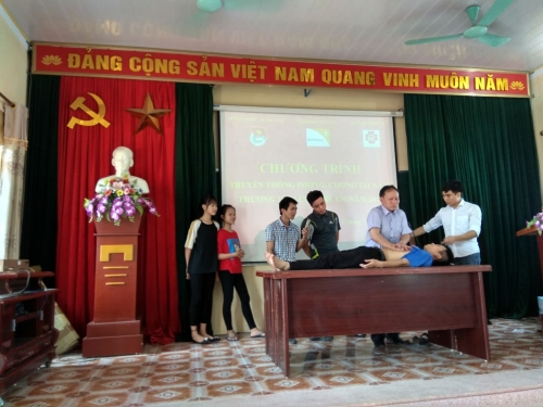 HUYỆN ĐOÀN TIÊN LỮ PHỐI HỢP TỔ CHỨC CHƯƠNG TRÌNH TRUYỀN THÔNG PHÒNG, TRÁNH TAI NẠN THƯƠNG TÍCH  CHO TRẺ EM NĂM 2018